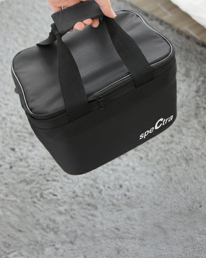 Spectra Tote Bag-Specifically Designed to Accommodate Spectra Breast Pump, Accessories & Breast Milk Containers-Includes Gel Ice Pack-Black