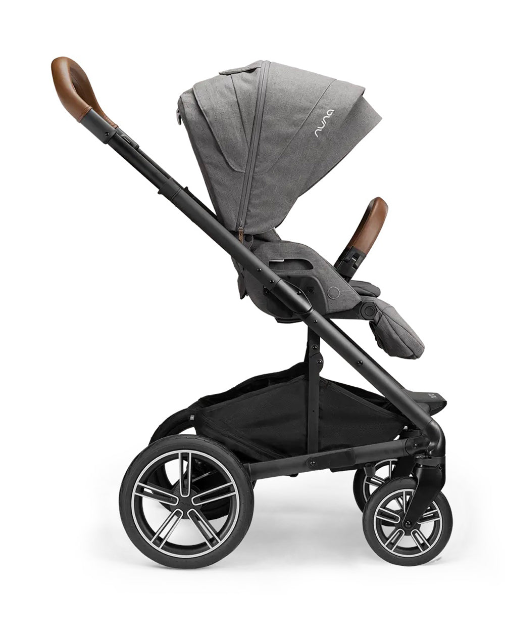 Nuna Mixx Next Baby Stroller-Compact Fold Away Axle-Rear Wheel Free ...