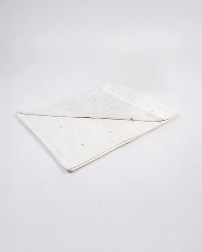 LittleBird Baby Bedding Set with Cot Bumper-Cotton White-Hand Embroidered-100% Cotton-For Infants