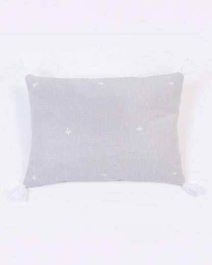 LittleBird Baby Bedding Set with Cot Bumper-Hush Grey-Hand Embroidered-100% Cotton-For Infants