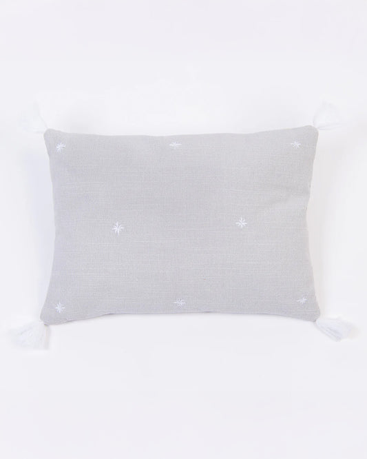 LittleBird Baby Bedding Set with Cot Bumper-Hush Grey-Hand Embroidered-100% Cotton-For Infants