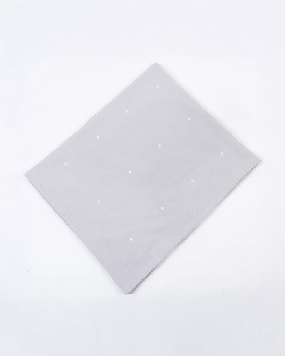 LittleBird Baby Bedding Set with Cot Bumper-Hush Grey-Hand Embroidered-100% Cotton-For Infants