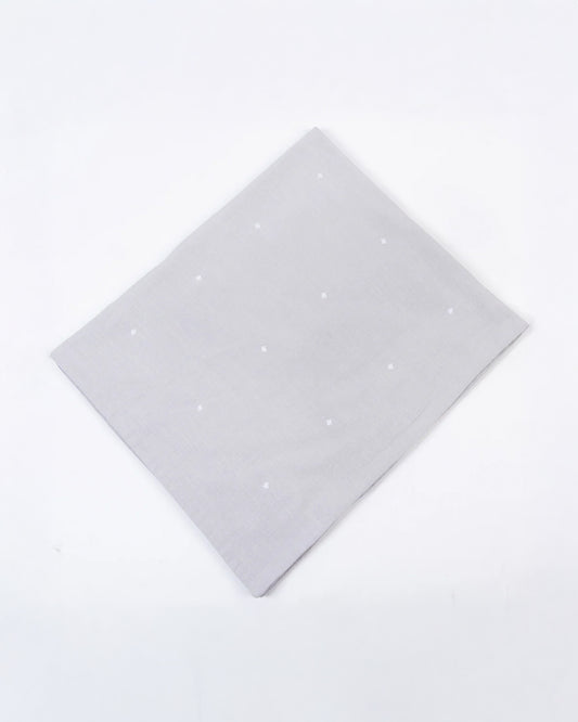 LittleBird Baby Bedding Set with Cot Bumper-Hush Grey-Hand Embroidered-100% Cotton-For Infants
