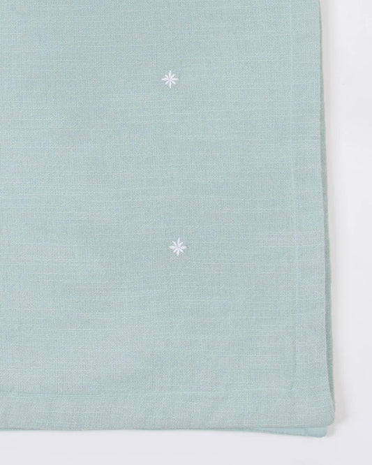 LittleBird Baby Bedding Set with Cot Bumper-Bluebell-Hand Embroidered-100% Cotton-For Infants