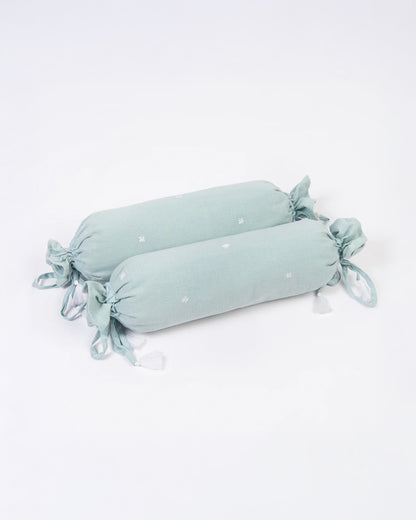 LittleBird Baby Bedding Set with Cot Bumper-Bluebell-Hand Embroidered-100% Cotton-For Infants