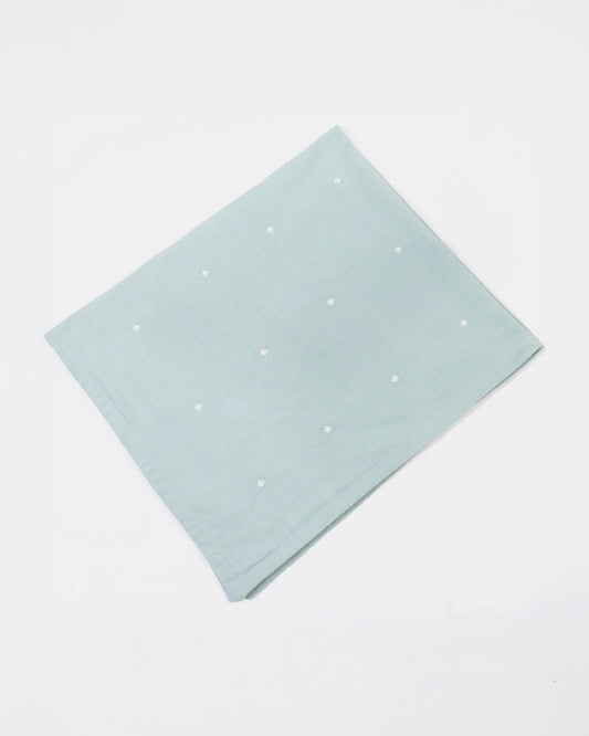 LittleBird Baby Bedding Set with Cot Bumper-Bluebell-Hand Embroidered-100% Cotton-For Infants