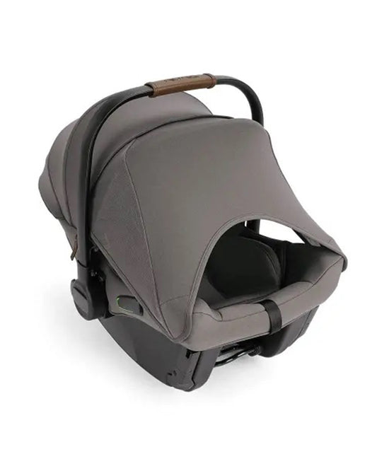 Nuna TRVL Stroller & Pipa Urbn Car Seat Travel System-Stroller Features (Ultra-Lightweight, One-Touch Fold, Upto 22 Kg)-Car Seat Features (Baseless ISOFIX, Side Impact Protection, Upto 13 Kg)-Granite