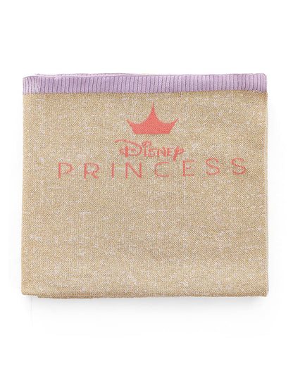Pluchi Disney Princess Knitted Baby Blanket-Ultra Soft Cotton-All Seasons AC Blanket-Cerise Pink-For Toddlers