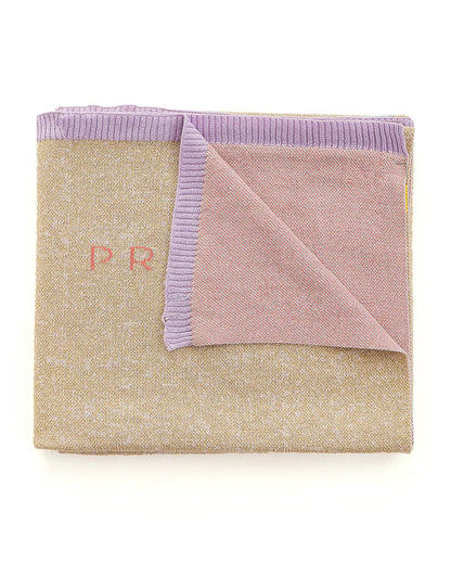 Pluchi Disney Princess Knitted Baby Blanket-Ultra Soft Cotton-All Seasons AC Blanket-Cerise Pink-For Toddlers