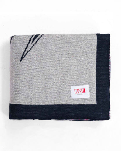 Pluchi Spidey Disney Knitted Baby Blanket-100% Cotton-All Seasons AC Blanket-Multicolor-For Toddlers
