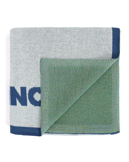Pluchi Top Scarers Monsters Knitted Baby Blanket-100% Cotton-All Seasons AC Blanket-Ivory Grey-For Infants