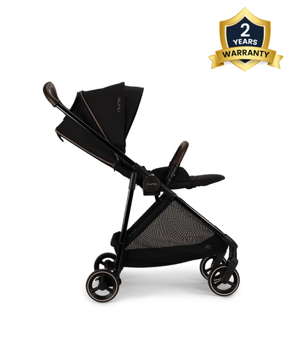 Nuna Ixxa Lightweight Baby Stroller-Reversible Seat-Compact Fold-Pram for 0M+ (Upto 15Kg)-Riveted