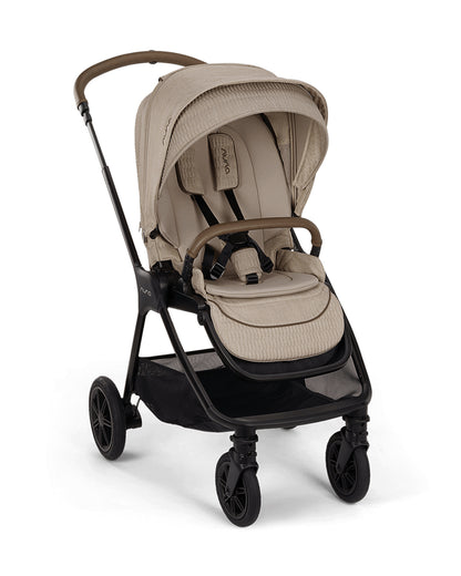 Nuna TRIV Next Stroller-With Cup Holder-Includes Travel Bag, Rain Cover & Post Adaptors-Reversible Seat-One Hand Fold-Pram for 0 to 4Y (Upto 22Kg)-Cosmopolitan