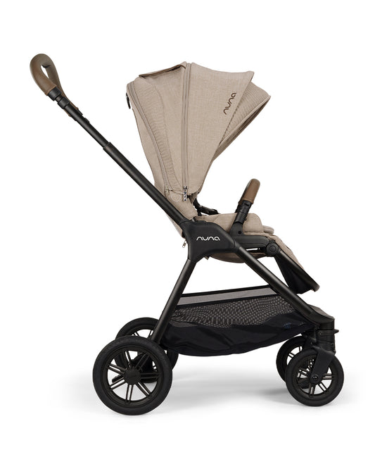 Nuna TRIV Next Stroller-Includes Travel Bag, Rain Cover & Post Adaptors-Reversible Seat-One Hand Fold-Pram for 0 to 4Y (Upto 22Kg)-Cosmopolitan
