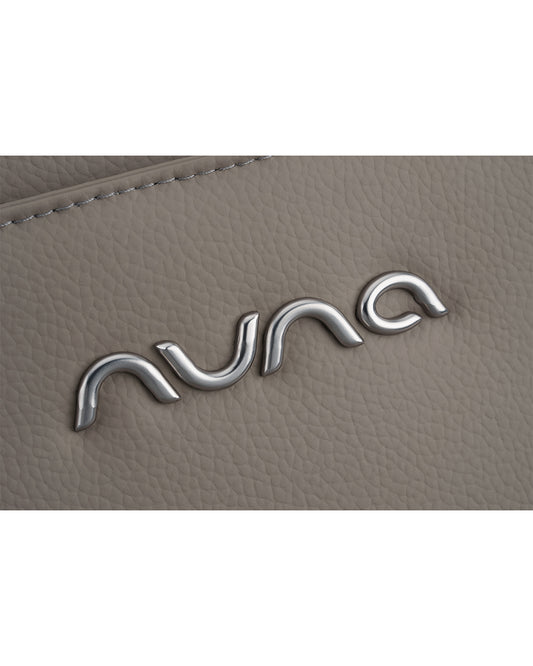 Nuna Essential Diaper Bag-Backpack-Changing Pad With Magnetic Closure-Removable Toiletry Pouch-Back Pocket Unzips Into Trolley Sleeve-Taupe