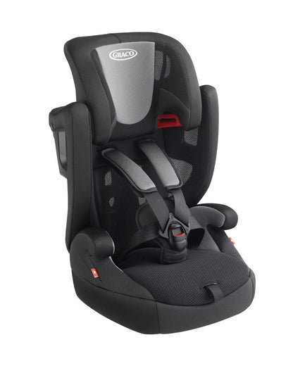 Graco Airpop Baby Car Seat-Forward Facing-With Air Holes-1Y to 11Y (Upto 36Kg)-Simple Grey