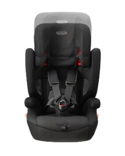 Graco Airpop Baby Car Seat-Forward Facing-With Air Holes-1Y to 11Y (Upto 36Kg)-Simple Grey