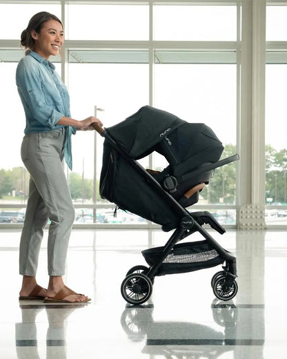 Nuna TRVL Lightweight Baby Stroller-One Touch Fold-Compact Size-Pram for 0M+ (Upto 22Kg)-Cedar