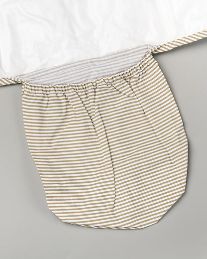 BeeLittle Diaper Changing Mat-With Built-in Pocket-Organic Cotton-Farm Frenzy