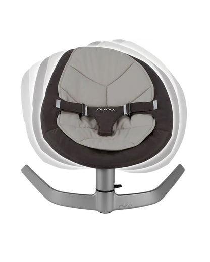 Nuna Leaf Baby Swing-Locks In Stationary Position-Quiet Side to Side Motion-For Infants-Dusk