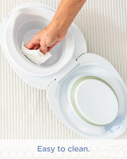My Carry Potty Natural Portable Potty Chair-With Water Tight Seal-Extra Tall Splash Guard & Non Slip Feet-15M+