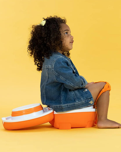 My Carry Potty Clownfish Portable Potty Chair-With Water Tight Seal-Extra Tall Splash Guard & Non Slip Feet-15M+