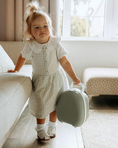 My Carry Potty Sage Portable Potty Chair-With Water Tight Seal-Extra Tall Splash Guard & Non Slip Feet-15M+