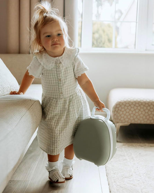 My Carry Potty Sage Portable Potty Chair-With Water Tight Seal-Extra Tall Splash Guard & Non Slip Feet-15M+