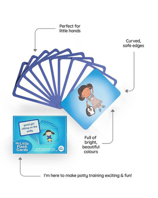 My Carry Potty-My Little Flash Cards-20 Educational Potty Training Cards-Learning & Educational Toys-12M+