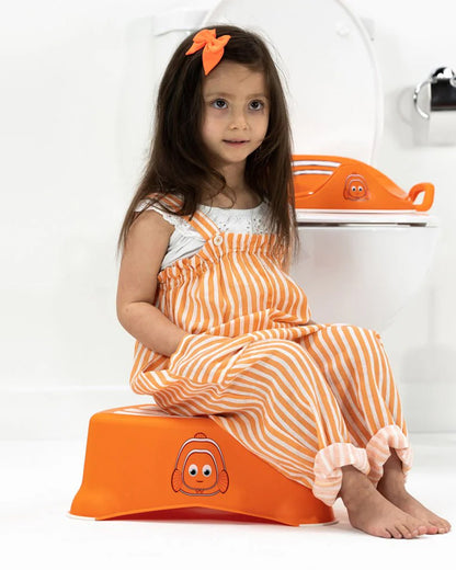 My Carry Potty Clownfish My Little Step Stool-With Anti Skid Base-Non Slip Top & Extra Carry Handles-15M+