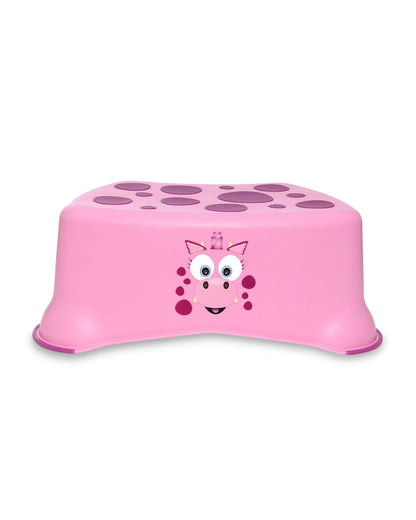 My Carry Potty Pink Dragon My Little Step Stool-With Anti Skid Base-Non Slip Top & Extra Carry Handles-15M+