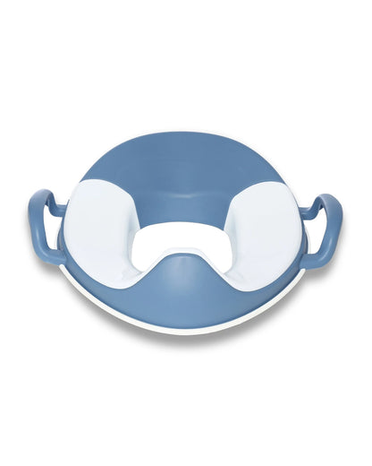 My Carry Potty Ocean Blue My Little Trainer Potty Seat-With Tall Splash Guard-Non Slip Edges & Safety Handles-15M+
