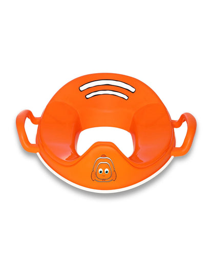My Carry Potty Clownfish My Little Trainer Potty Seat-With Tall Splash Guard-Non Slip Edges & Safety Handles-15M+