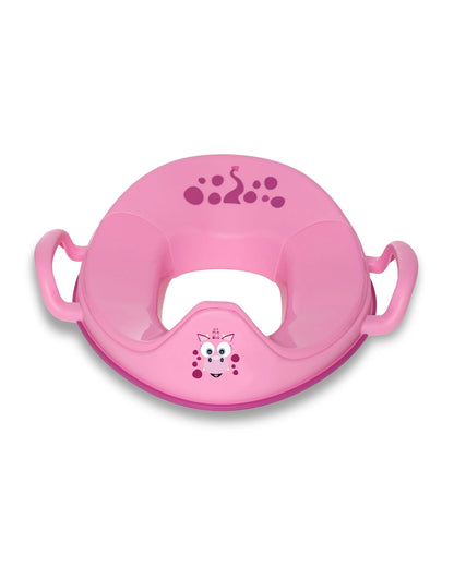 My Carry Potty Pink Dragon My Little Trainer Potty Seat-With Tall Splash Guard-Non Slip Edges & Safety Handles-15M+