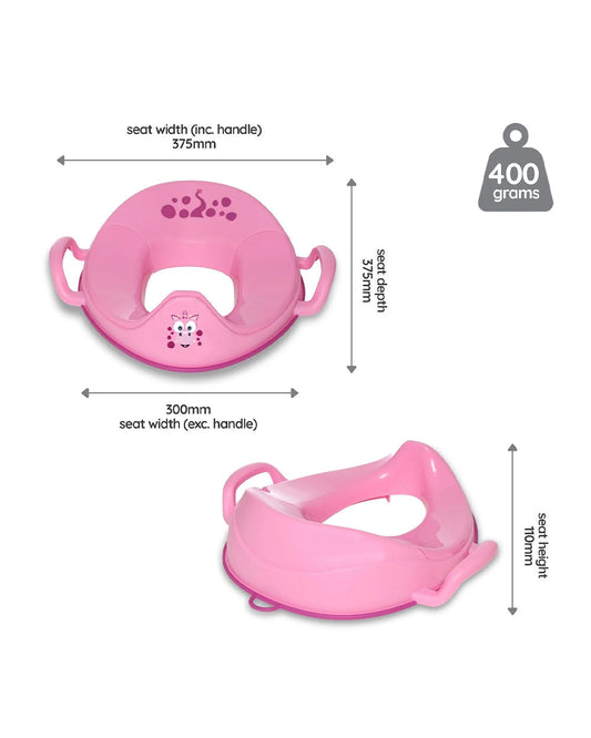 My Carry Potty Pink Dragon My Little Potty Seat with Step Stool-15M+