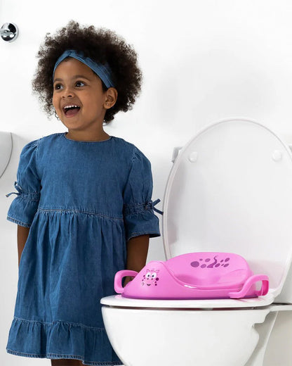 My Carry Potty Pink Dragon My Little Potty Seat with Step Stool-15M+