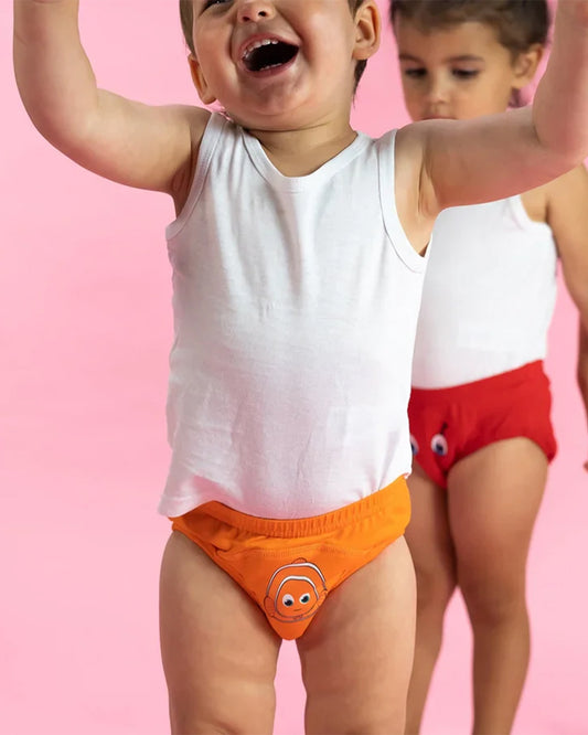 My Carry Potty Clownfish My Little Training Pants-With Comfortable & Strechtable Waistband-3 Layer Absorbency & Super Soft Cotton-Pack of 3
