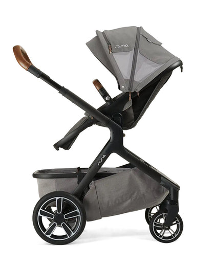 Nuna Demi Grow Baby Stroller-Converts to Double or Twin Stroller-Custom Dual Suspension-Pram for 0M+ (Upto 22 Kg)-Oxford