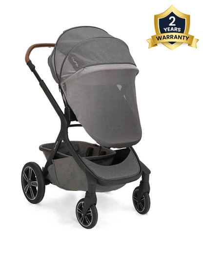 Nuna Demi Grow Baby Stroller-Converts to Double or Twin Stroller-Custom Dual Suspension-Pram for 0M+ (Upto 22 Kg)-Oxford