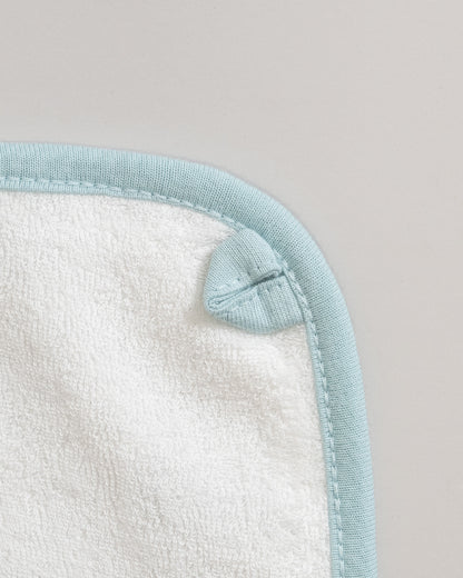 Twingle 100% Organic Muslin Wash Cloths-Soft Terry on the Back for maximum Absorbency-Built In Loop for Everyday Convenience-Driver & Checks Print-Pack of 2-For Infants