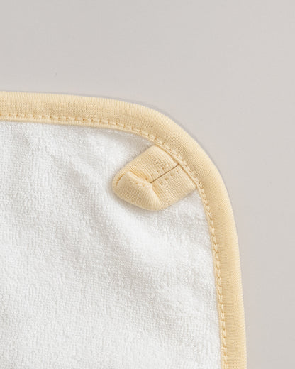 Twingle 100% Organic Muslin Wash Cloths-Soft Terry on the Back for maximum Absorbency-Built In Loop for Everyday Convenience-Owls & Stars Print-Pack of 2-For Infants