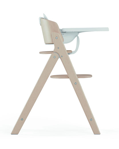 Cybex Click & Fold 3 in 1 High Chair-With Harness, Baby Set & Tray-2 Years Warranty-For 6M to 99Y (Upto 120 Kg)-All Natural Light
