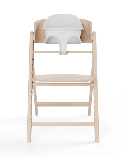 Cybex Click & Fold 3 in 1 High Chair-With Harness, Baby Set & Tray-2 Years Warranty-For 6M to 99Y (Upto 120 Kg)-All Natural Light