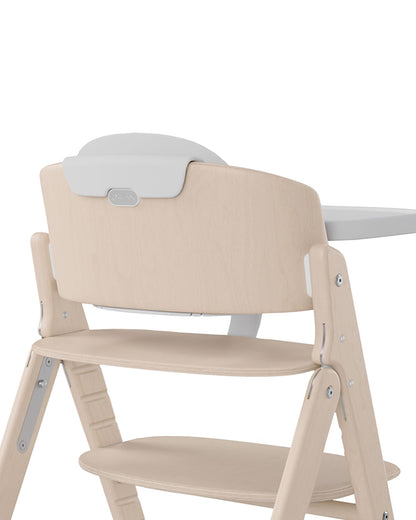 Cybex Click & Fold 3 in 1 High Chair With Baby Set & Tray-Quick & Easy One Hand Unfold-Self Standing When Folded-Individual Height & Depth Adjustment of Seat & Footrest-For 6M to 99Y (Upto 120 Kg)-All Natural Light