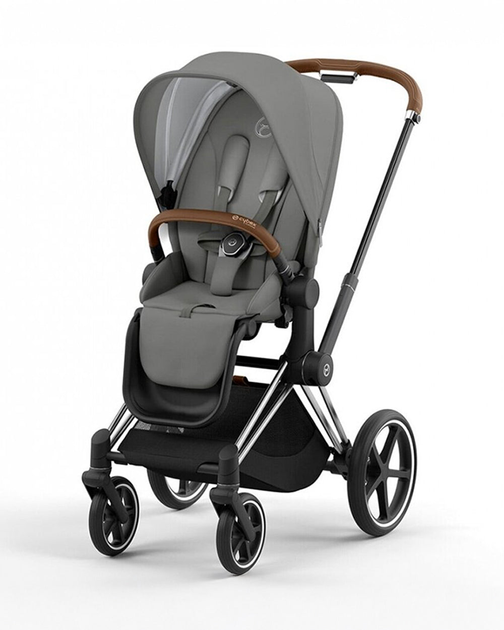 Chrome Brown Frame & Soho Grey Seat