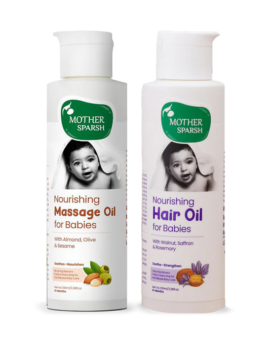Mother Sparsh Nourishing Baby Massage Oil & Baby Hair Oil-100 ml