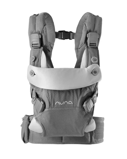 Nuna Cudl Baby Carrier-4 Carry Positions-Four Ergonomic Magnetic Buckles-For 0 to 3Y (Upto 16Kg)-Slate