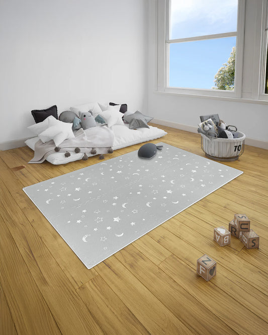 Lille Barn Dreamy Stars Playmat-Includes 6 Waterproof EVA Foam Tiles-0M+