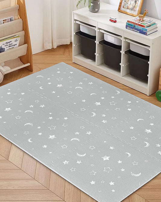 Lille Barn Dreamy Stars Playmat-Includes 6 Waterproof EVA Foam Tiles-0M+
