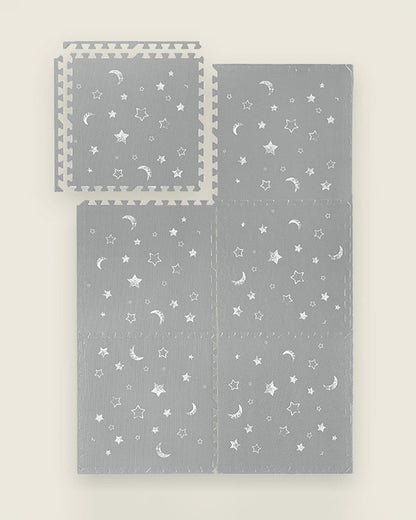 Lille Barn Dreamy Stars Playmat-Includes 6 Waterproof EVA Foam Tiles-0M+